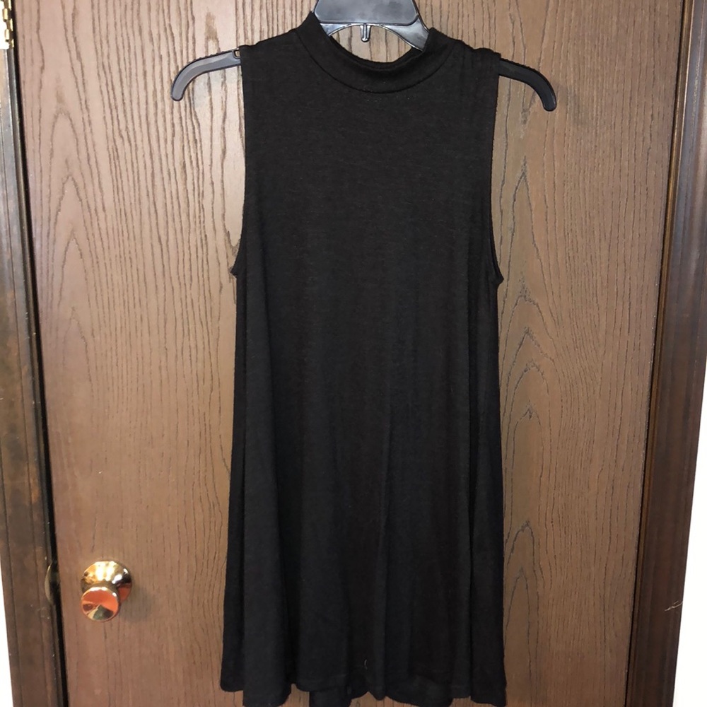Black flowy tank top dress